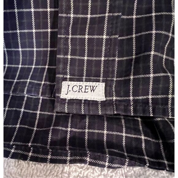 J. Crew Button-Up Check Shirt Mens XL Blue Preppy. - Picture 3 of 4